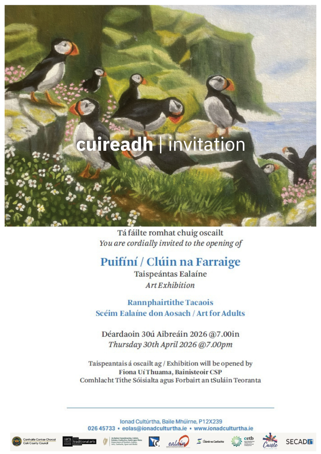 Puifíní / Clúin na Farraige 30/04/2026