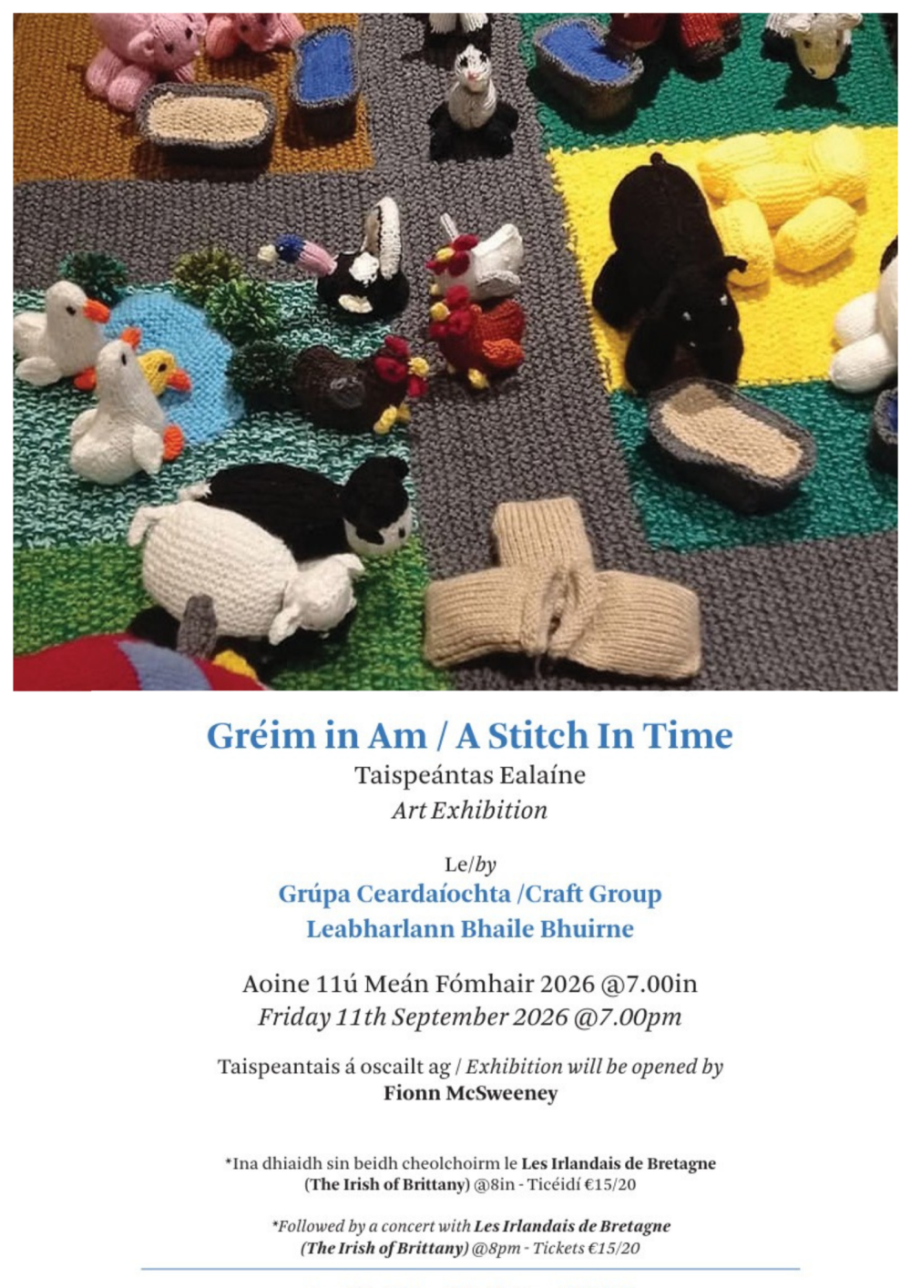 Gréim in Am / A Stitch in time 11/09/2026