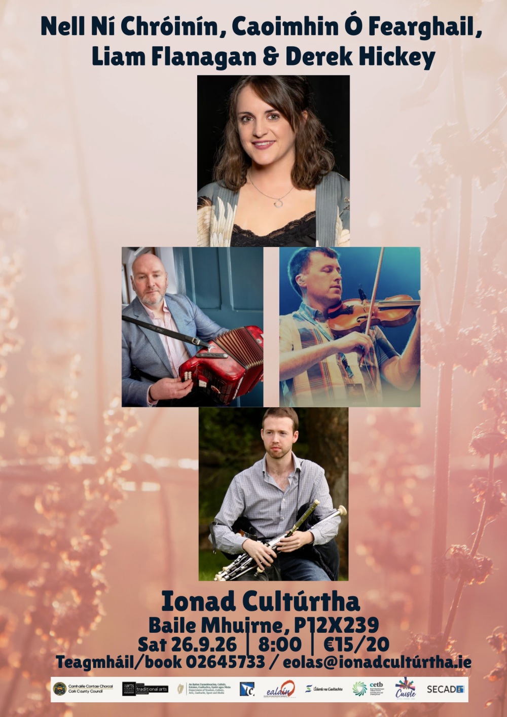 Nell Ní Chróinín, Caoimhin Ó Fearghail, Liam Flanagan & Derek Hickey 26/09/2026